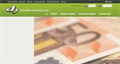 Desktop Screenshot of delavska-hranilnica.si